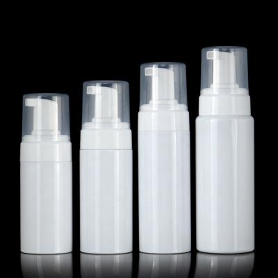 China 100ml 120ml 150ml 200ml Empty White PET Foam Soap Dispenser PACKAGING Bottle For Cosmetic Packaging for sale