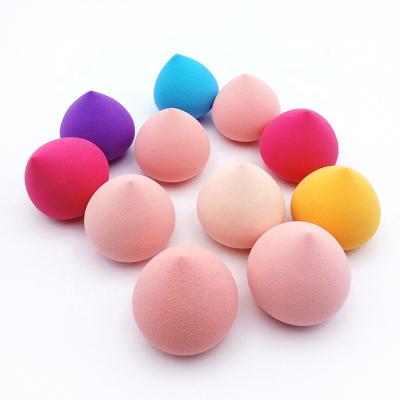 China Super Soft Pink Super Latex Powder Free Feeling Powder Blast Makeup Sponges With Holder for sale