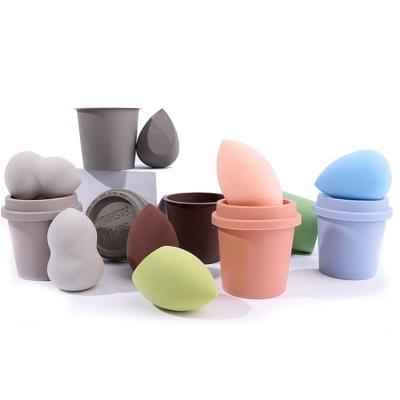 China Wholesale Custom Beauty Soft Breath Cup Coffee Feeling Makeup Moisture Proof Mold Proof Sponge for sale