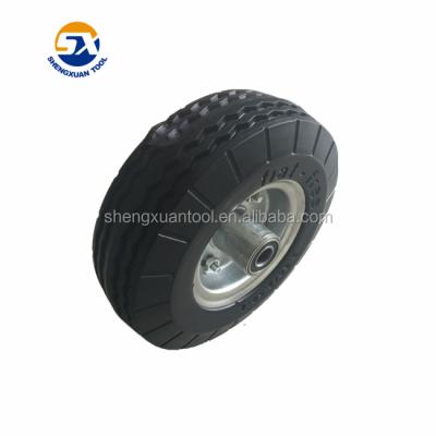 China Good Quality 8 Inch Flat Free Shipping Container PU Caster Super Light Duty Wheel for sale