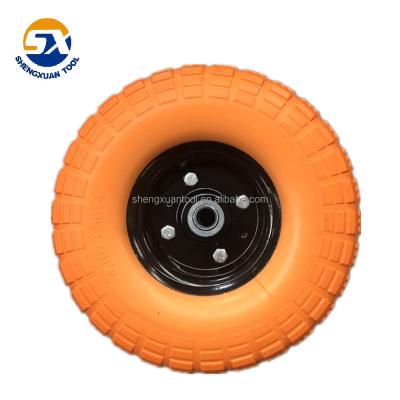 China Flat Free Cart 260x85 Trolley Flat Freewheel 10 Inch Solid Wheel for sale