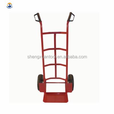 China Durable Heavy Duty Powder Coating Red Color Industrial Trolleys HT1830 for sale