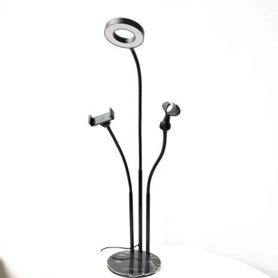 China Sufficiency Living Light for TikTok 3 in 1 Flexible Flexible with Cell Phone Holder Microphone Stand for Live Stream for sale