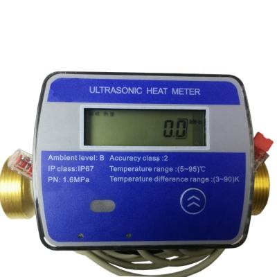 China 2021 Body Promotion Price Brass Heat Meter Wired Wireless LoRa GPRS/GSM Ultrasonic Heat Meter NB-Iot Pulse mbus for sale