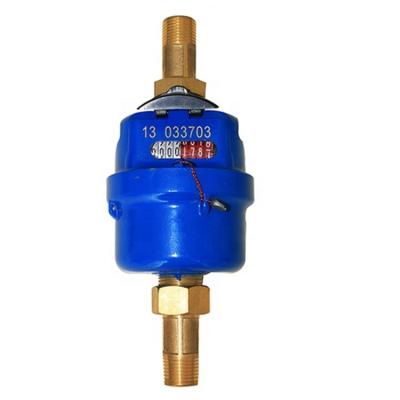 China Shanghai Mingwan DN15-20 High Performance Brass Body Kent Class C Rotary Piston High Accuracy Volumetric Water Meter for sale