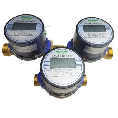 China Brass High Precision Ultrasonic Water Meter With Digital Certification for sale