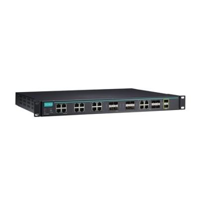 China moxa Layer 3 managed Ethernet switches and Moxa Rackmount Switches Moxa ICS-G7826A/ICS-G7828A  Series switch for sale