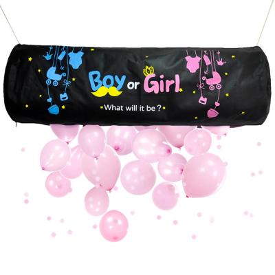 China Baby Shower & Baby Gender Reveal & birthday gender reveal smoke cannon ideas baby shower gender reveal balloon drop bag gender reveal party supplies for sale