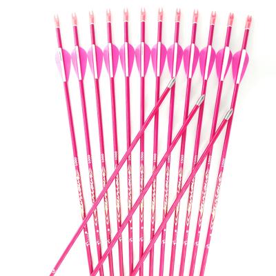 China Hunting Shooting Target Practice Pinals Archery Hunting ID4.2mm 300-1500 Spine Compound For Recurve Traditional Bow Arrow Carbon Shaft Bow Target for sale