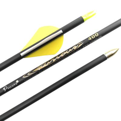 China Hunting Target Practice 200 Arrows Archery Spine .244 250 300 340 400 500 600 700 Composite 800 Carbon Arrow Shaft Recurve Bow Bow Hunting for sale