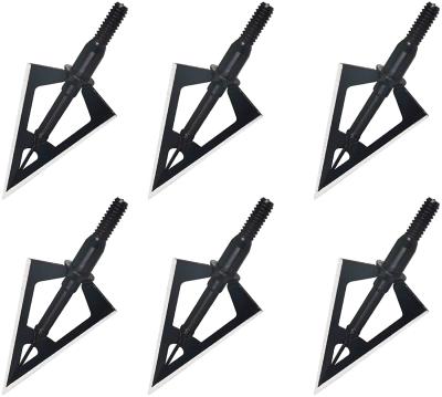 China Hunting Shooting Target Practice Archery Arrow Tips Points 100 125 150 Grain Broadheads Blades For Compound Recurve Traditional Bow Hunting for sale