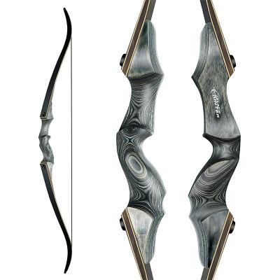 China Hunting 20 Inch Shooting Target Practice 60 The Manipulation Bow Of Hunting 25 30 35 40 45 50 55 60lbs Recurve Bow Left And Right Hand For Black Archery Hunter for sale