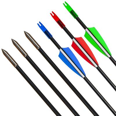 China Hunting Shooting Target Practice Archery Kids Youth Bow Arrows Practice Target Recurve Paddles And TPU Nock for sale