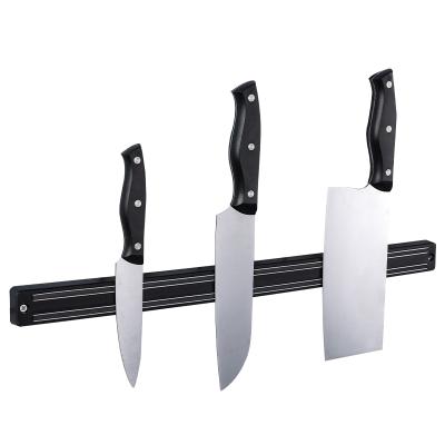 China Factory 11 Inch Sustainable Eco-Friendly Rectangle Plastic Kitchen Knife Holder Magnetic Bar For Kitchen for sale