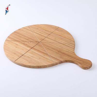 China Sustainable Bamboo Cutting Board With Handle , Bamboo Wooden Choppers For Food Serving Board for sale