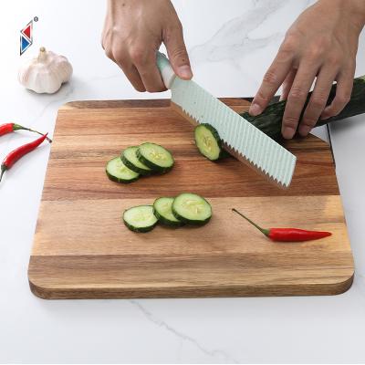 China Viable Multifunctional Kitchen Tableware Cutting Board For Steak Acacia Wood Chopper And Serving Tray for sale