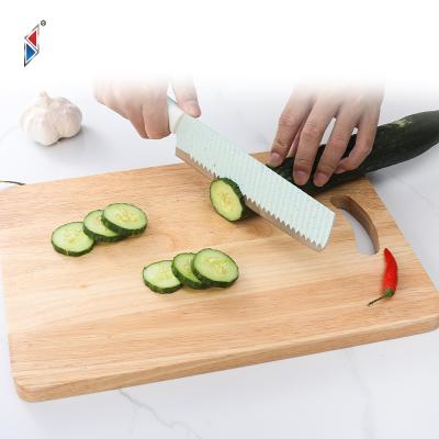 China Viable High Quality Rubber Wood Cutting Board Whosale Chopper For Kitchen for sale