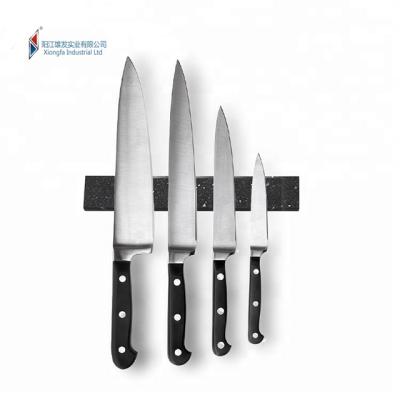 China High Quality Durable Strong Magnetic Wall Mount Kitchen Marble Stone Strip Knife Power Magnet Knife Holder for sale