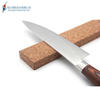 China 10 Inch Viable Customizable Cork Wooden Magnetic Knife Holder Cover Stainless Steel Magnetic Knife Holder Magnetic Knife Strip for sale