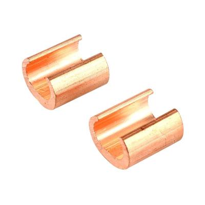 China Electric Copper Tape Clamp copper earth c clamp price for sale