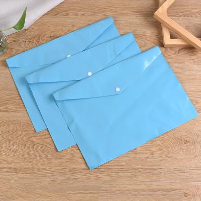 China Waterproof Custom Logo Printed Plastic Document Bag Envelope Folder For Office Worknig for sale