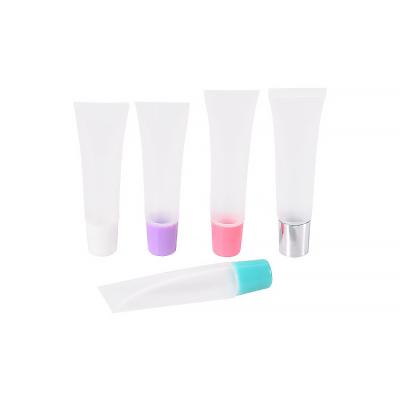 China Wholesale 15ml Cosmetic Empty Cosmetics Clear Gloss Soft Plastic Lip Squeeze Tube Lip Gloss Containers Tubes for sale