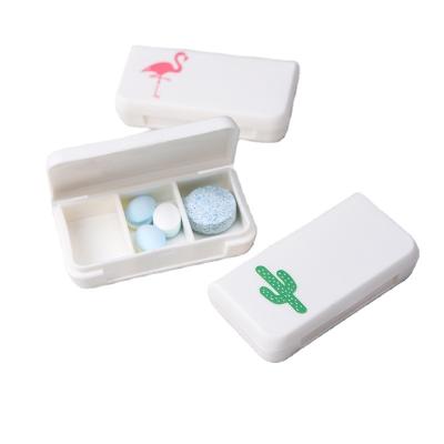 China Small Materials Child Proof PP 7 Day Pill Box Recycled Plastic Weekly Monthly Organizer for sale