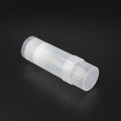 China 2 Ounce Empty Twist Up Deodorant Tube Cosmetic Empty Clear Color Deodorant Stick Container With Cap for sale