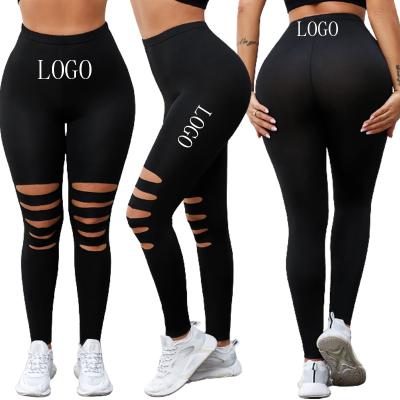 China Factory Breathable Hot Selling High Waist Butt Crac! crack! Ribbed Pants Yoga Skinny Sports Fitness Running Tights Gaiters For Women for sale