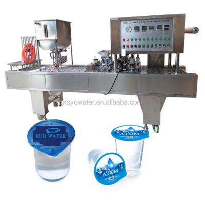 China Plastic Beverage Cup Filling And Sealing Machine for sale