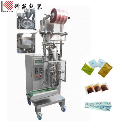 China Kyk Cup Filler+ Automatic Vertical Packing Type Vertical Sachet Bag Filling Sealing Machine For Flavoring Powder, Msg, Condiment for sale