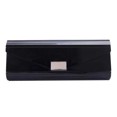 China Clutch Ladies Shoes And Matching Black Acrylic Bags Purse Clear Clutch Bag for sale