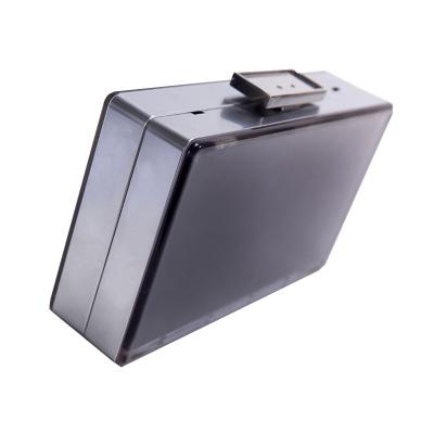 China Black Acrylic Clutch Whosale Fashion Box Clutch for sale