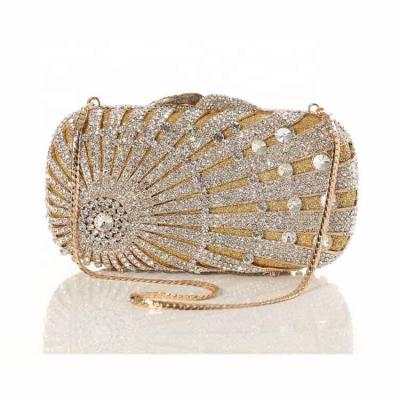 China Hot Sale Beautiful Rhinestone Purse Clutch Bag Handmade Crystal for sale