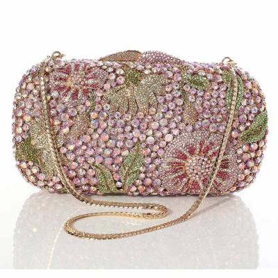 China Clutch Exporters and Manufacturers of Purses with Crystal for sale