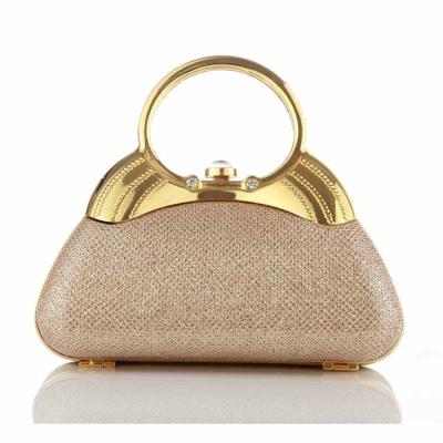 China 2020 clutch bag 2020 fashion gold color frosting material glitter evening clutch bag for party for sale