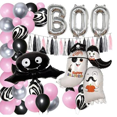 China New Halloween Occasion Party Decoration PartyPlace Amazone Foil Balloon Movie Party Supplies Bat Set Ghost Cosplay Party Decoration for sale