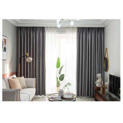 China Modern Blackout Pattern Blackout Curtains Double Layers Blackout Curtain Flower Living Room Curtain Modern Curtain Fabric for sale