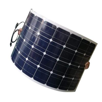 China Flexible Solar Panel Roll Up Mono Panel Thin Film Small Solar Panels For Car Trip Charging 158.75mmx158.75mm for sale