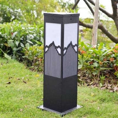 China Garden Led Solar Light Waterproof Outdoor Garden Lawn Bollard Lights for sale