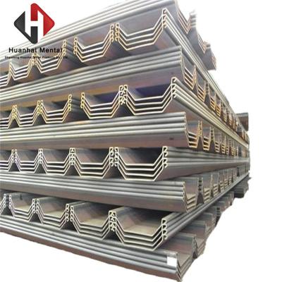 China Building Construction Cheap Price Retaining Walls Hot Rolled Steel Metal Trench Sheet Pile for sale