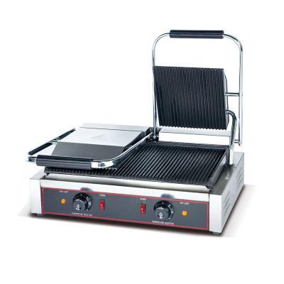 China Factory Price Electric Double Head Sandwich Steak Easily Cleaned Panini Touch Grill For Sale for sale