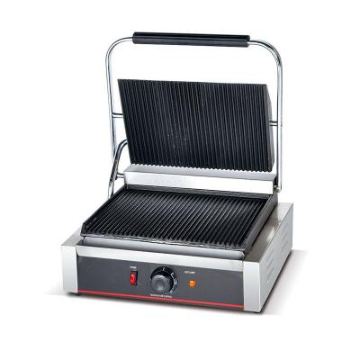 China Non-stick Outdoor Good Prices Commercial Panini Maker Outdoor Electric Grill For Burger Sandwich for sale