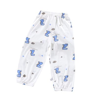 China Breathable Baby Boy Girls Clothes Cotton Pants Summer KidsMosquito Proof Casual Pants for sale