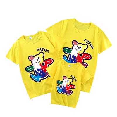 China Breathable T-shirt Family Men's High Quality Parent-Child Summer Matching Outfits for sale