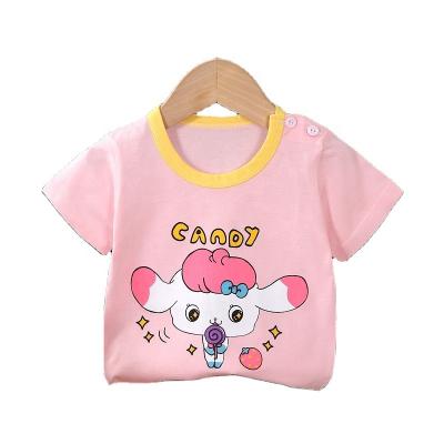 China Baby Boy Summer Cotton Cartoon Anti-Shrink T-Shirt for sale