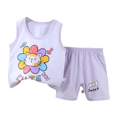 China Wholesale Casual 100% Cotton Short Sleeve T-shirt Baby Vest Summer Unisex Baby Clothes for sale