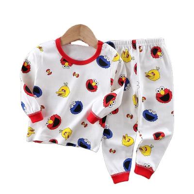 China Children Soft Cloth Cartoon Hero Character Cotton 2pcs Summer Breathable Pajamas for sale