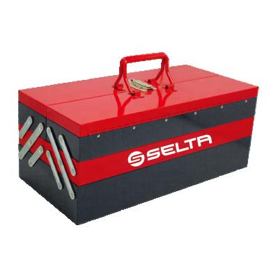 China SELTA Factory Price 5 Layers Black 101 Pcs Craftsman Aluminum Tool Chest Box Set For Auto Repair for sale