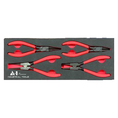 China Service Tool A-1 4 Pcs Circlip Pliers Set (EVA) For Drawer Trolley for sale